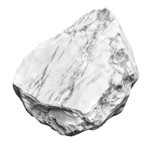 isolated-white-marble-rock-stunning-piece-natures-art